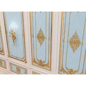 paneling with floral elements - 3